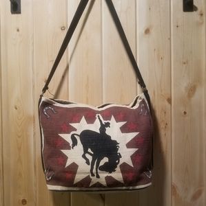 Wyoming Cowboy Western Boho Bag/Purse